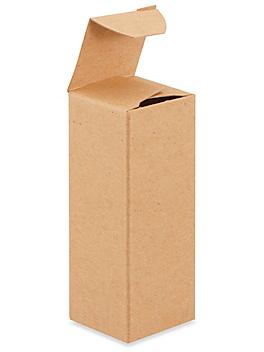 Reverse Tuck Cartons - Kraft, 1 1/2 x 1 1/2 x 4" S-7364