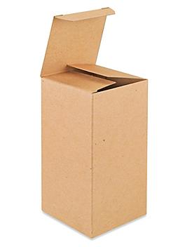 Reverse Tuck Cartons - Kraft, 3 x 3 x 6" S-7369