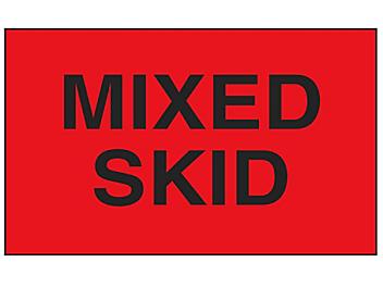 "Mixed Skid" Label - 3 x 5" S-7390