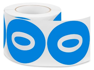 4" Circle Labels - "0" S-7399