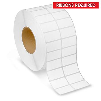 Industrial Thermal Transfer Labels - 2-Up, 2 x 1", Ribbons Required S-7410