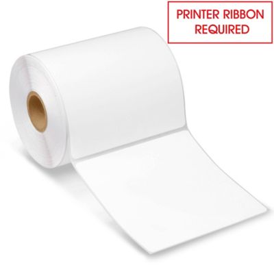 Desktop Thermal Transfer Labels - 4 x 4, Ribbons Required S-7418