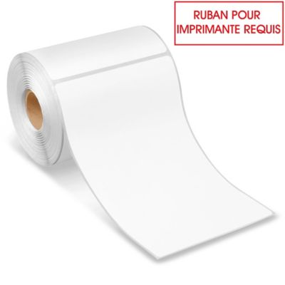 Desktop Thermal Transfer Labels - 4 x 6 1/2", Ribbons Required S-7421