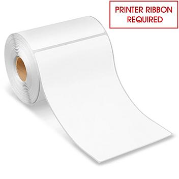 Desktop Thermal Transfer Labels - 4 x 6 1/2", Ribbons Required S-7421