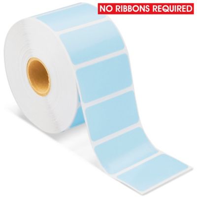 Desktop Direct Thermal Labels - Blue, 2 x 1" S-7442BLU