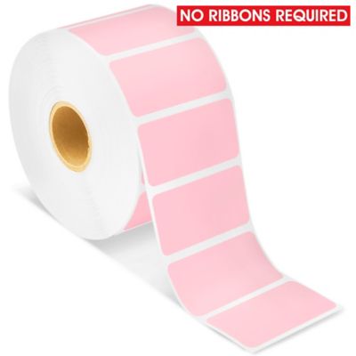 Desktop Direct Thermal Labels - Pink, 2 x 1" S-7442P