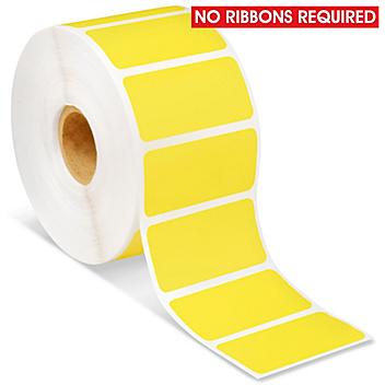 Desktop Direct Thermal Labels - Yellow, 2 x 1" S-7442Y