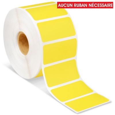  Étiquettes adhésives thermiques directes de table – 2 x 1 po