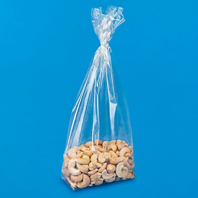 4 x 2 x 12" 1 Mil Gusseted Poly Bags S-7491