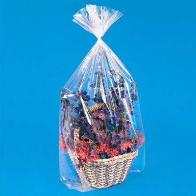 12 x 8 x 30" 1 Mil Gusseted Poly Bags S-7498