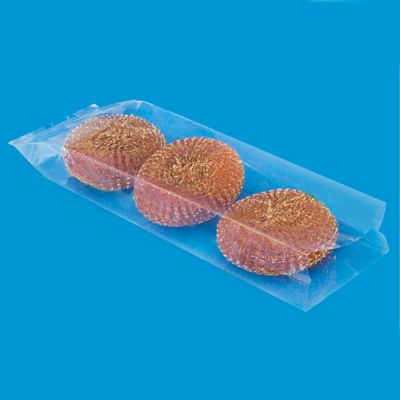 4 x 2 x 14" 2 Mil Gusseted Poly Bags S-7500