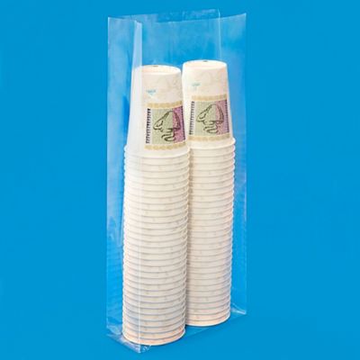 8 x 4 x 20" 2 Mil Gusseted Poly Bags S-7501