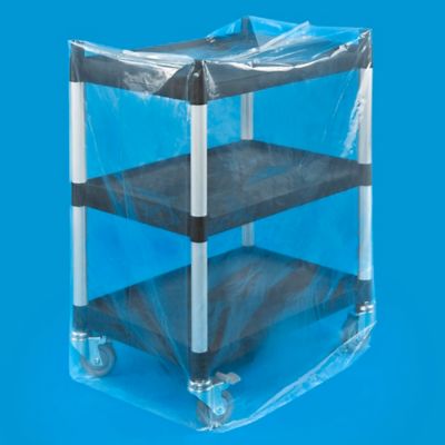 30 x 18 x 48" 2 Mil Gusseted Poly Bags S-7506