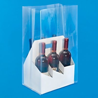12 x 8 x 24" 4 Mil Gusseted Poly Bags S-7513