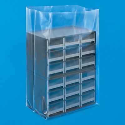18 x 14 x 36" 4 Mil Gusseted Poly Bags S-7515