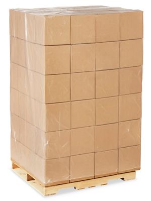 54 x 44 x 96" 2 Mil Clear Pallet Covers S-7520