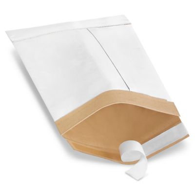 Uline White Self-Seal Padded Mailers #0 Skid Lot - 6 x 10" S-7529S