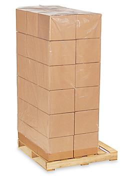 40 x 24 x 72" 2 Mil Clear Pallet Covers S-7538