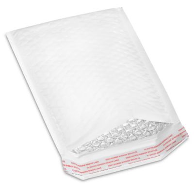 Uline Bubble-Lined Polyolefin Mailers #0 - 6 x 10" S-7543