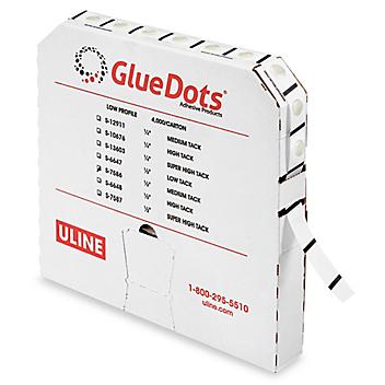 Glue Dots - 1/2", Low Profile, Medium Tack S-7586