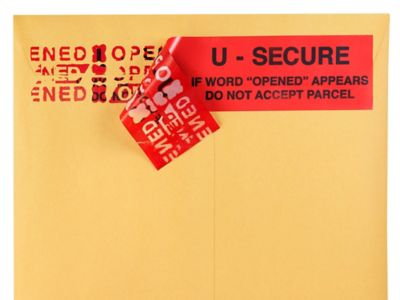 U-Secure Security Tape Strips - 2 x 9" S-7590