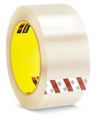 3M 355 Carton Sealing Tape - 2" x 55 yds, Clear S-7591