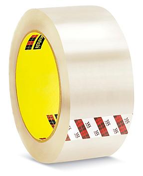 3M 355 Carton Sealing Tape - 2" x 55 yds, Clear S-7591