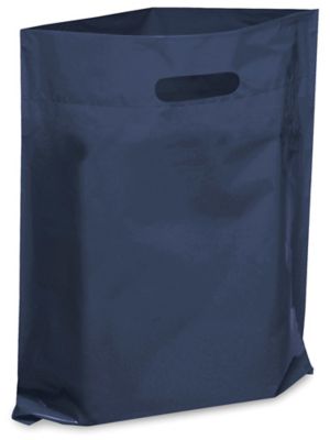 Reusable Shopping Bags - 12 x 10 x 14, Blue S-14328BLU - Uline