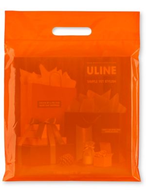 Uline die cut handle bags sale