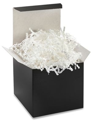 White Fine Cut Shredded Paper, 10 lb Box