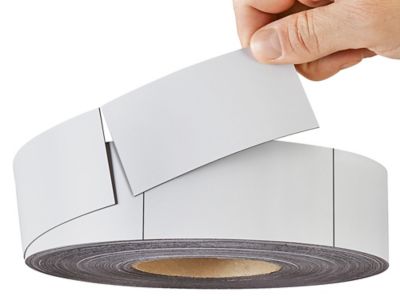  Magnetic Labels on a Roll - Perforated, 2" x 4" x 100'