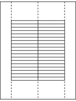 Insert Cards 1/2 x 3" S7697 Uline