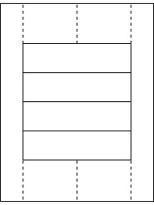Insert Cards - 2 x 6" s-7700