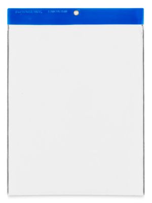 Vinyl Tag Protectors - 9 x 12", Dark Blue S-7716DKBLU