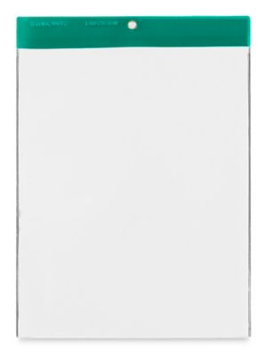 Vinyl Tag Protectors - 9 x 12", Green S-7716G