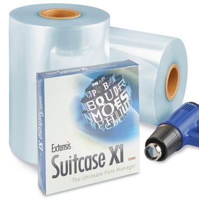 Uline PVC Shrink Film Roll - 100 gauge, 18 x 1,500