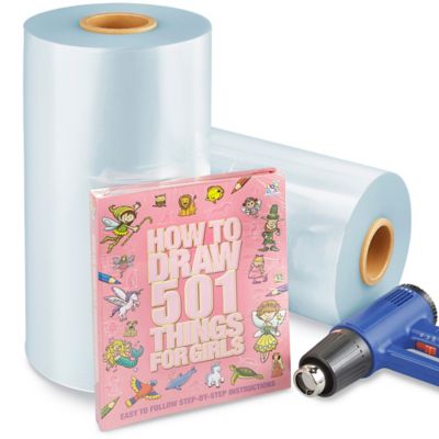 Uline PVC Shrink Film Roll - 60 gauge, 18" x 2,500' S-7732