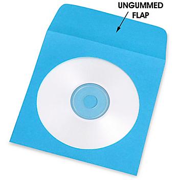 Paper CD Envelopes - 5 x 5", Blue S-7762BLU