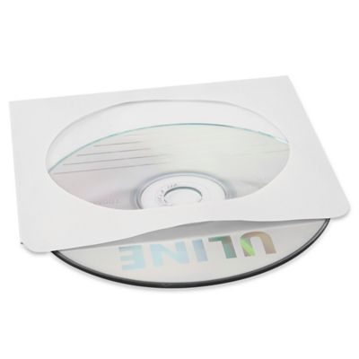 Paper CD Sleeves with Window S-7764 - Uline