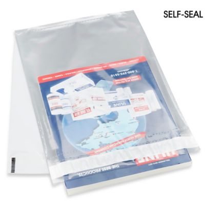 Clear View Poly Mailers - 10 x 13 S-7781 - Uline