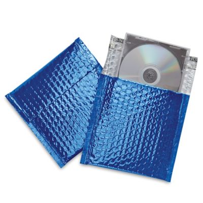 Glamour Bubble Mailers - 7 x 6 3/4", Blue S-7786BLU