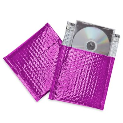 Glamour Bubble Mailers - 7 x 6 3/4", Purple S-7786PUR