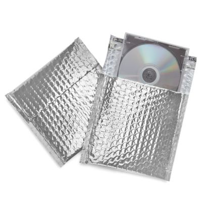 Glamour Bubble Mailers - 7 x 6 3/4", Silver S-7786SIL