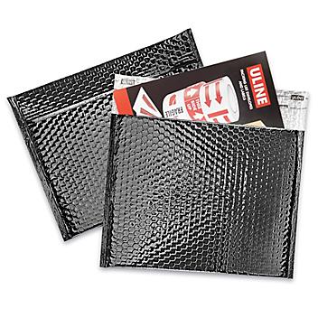 Glamour Bubble Mailers - 11 x 13 3/4", Black S-7787BL