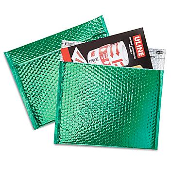 Glamour Bubble Mailers - 11 x 13 3/4", Green S-7787GRN
