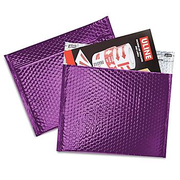 Glamour Bubble Mailers - 11 x 13 3/4", Purple S-7787PUR