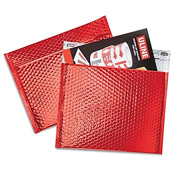Glamour Bubble Mailers - 11 x 13 3/4", Red S-7787R