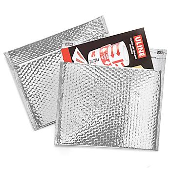 Glamour Bubble Mailers - 11 x 13 3/4", Silver S-7787SIL