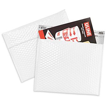 Glamour Bubble Mailers - 11 x 13 3/4", White S-7787W