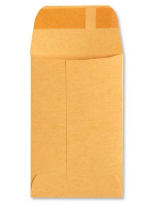 Coin Envelopes - Kraft, 2 1/4 x 3 1/2" S-7798
